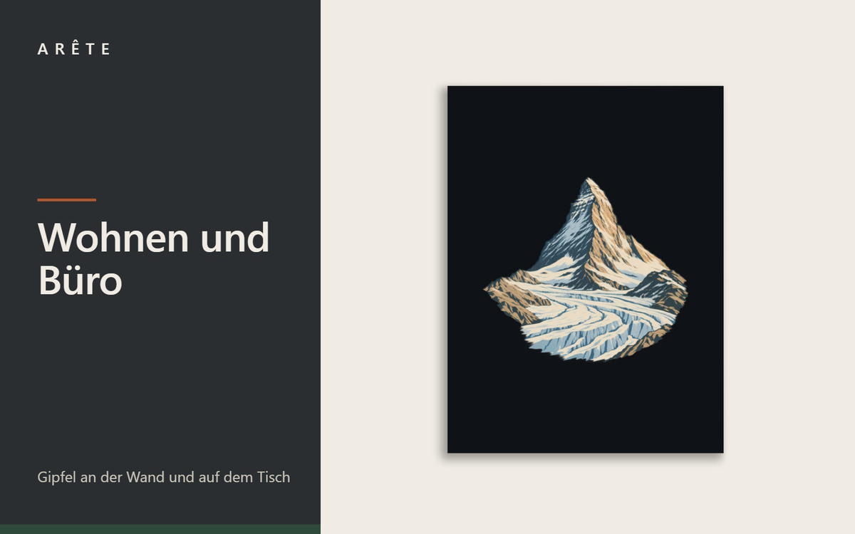 Wohnen und Büro – Arête Merch