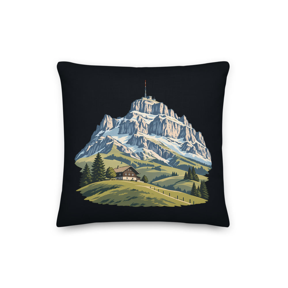 Säntis Appenzeller Hügel Kissen – 40 x 40 cm