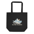 Alpine Silence Stoffbeutel – Schwarz