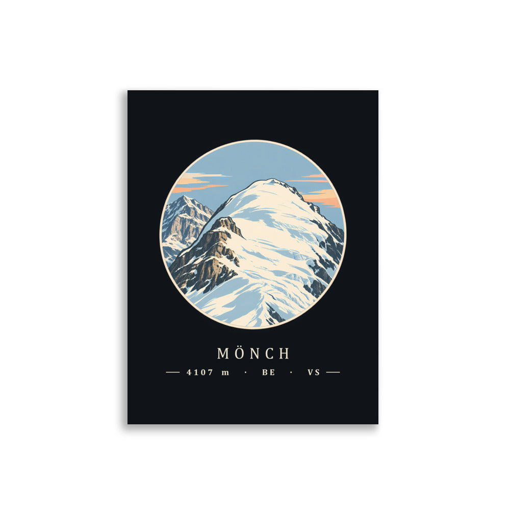 Mönch Nollen Poster – 30 × 40 cm