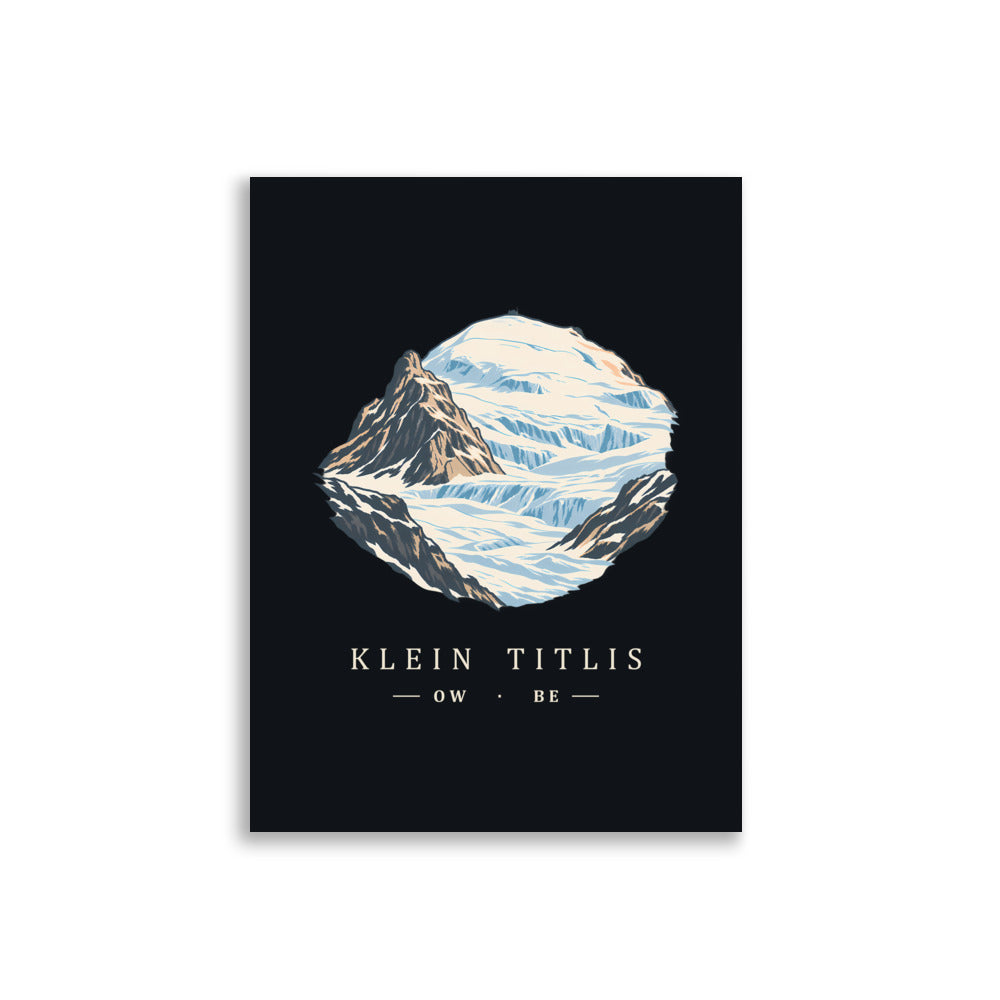 Klein Titlis Felsnase Poster – 30 × 40 cm