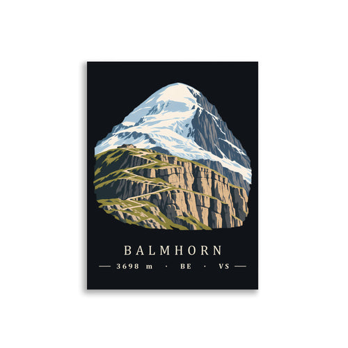 Balmhorn Gemmi Poster – 30 × 40 cm