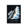 Lyskamm Wechtengrat Poster – 30 × 40 cm