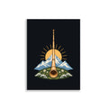 Alphorn bei Sonnenaufgang Poster – 30 × 40 cm
