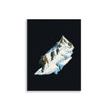 Gletscher Seilschaft Poster – 30 × 40 cm