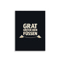 Grat unter den Füssen Poster – 30 × 40 cm