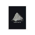 Eiger Nordwand Höhenlinien Poster – 30 × 40 cm