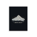 Säntis Höhenlinien Poster – 30 × 40 cm
