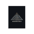 Weisshorn Höhenlinien Poster – 30 × 40 cm