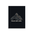 Folge der Linie Poster – 30 × 40 cm