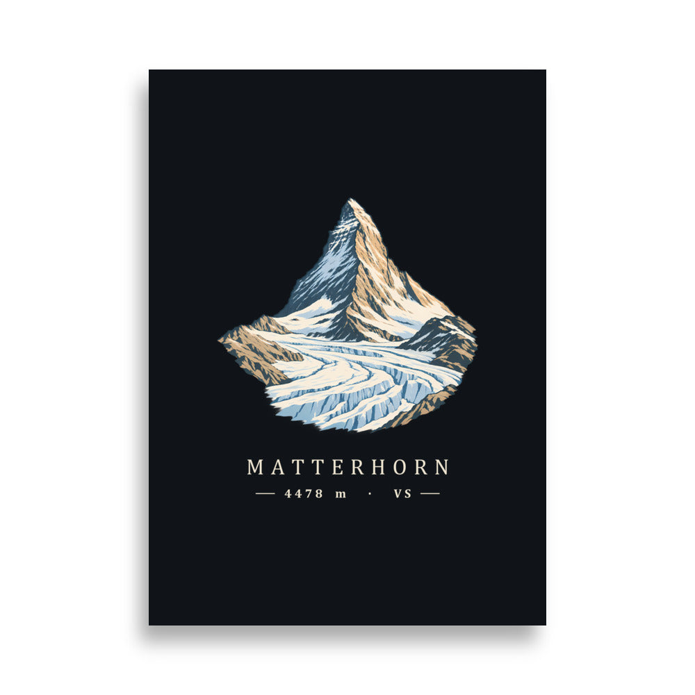 Matterhorn Gornergrat Poster – 50 × 70 cm