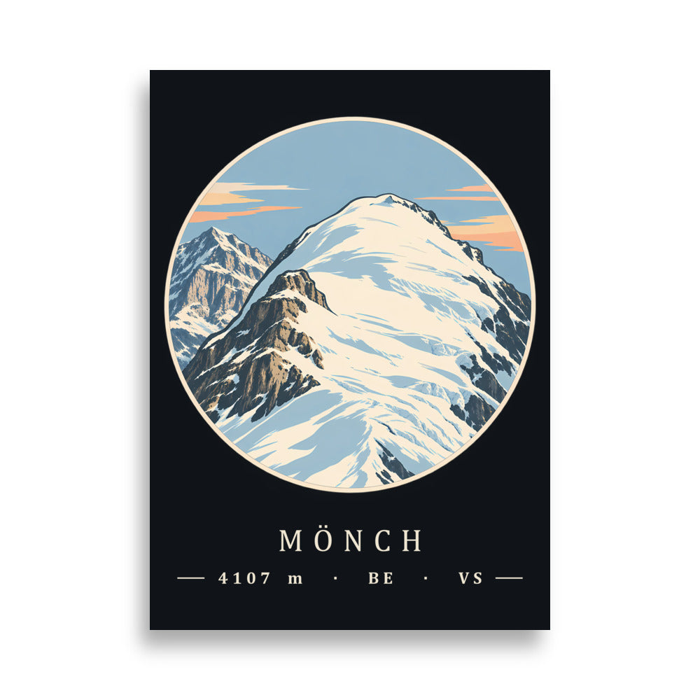 Mönch Nollen Poster – 50 × 70 cm