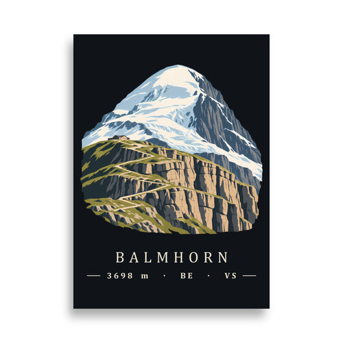 Balmhorn Gemmi Poster – 50 × 70 cm