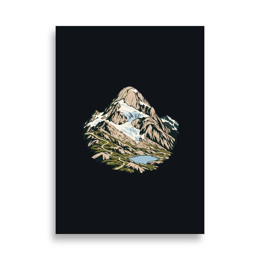 Pizzo Rotondo Gotthard Poster – 50 × 70 cm