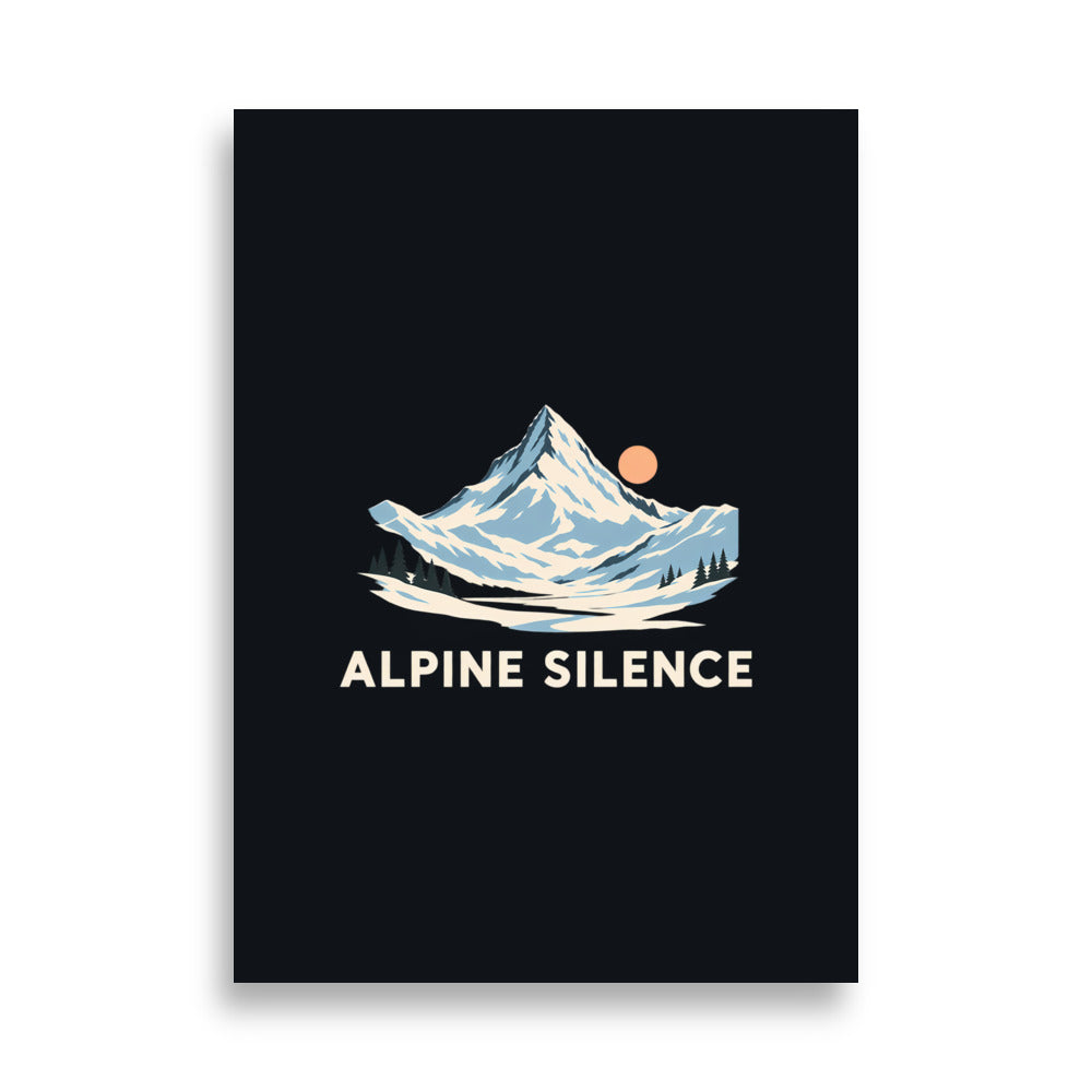 Alpine Silence Poster – 50 × 70 cm
