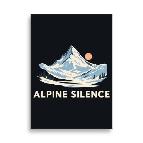 Alpine Silence Poster – 50 × 70 cm