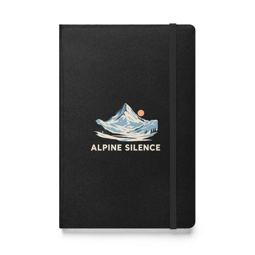 Alpine Silence Notizbuch – Schwarz