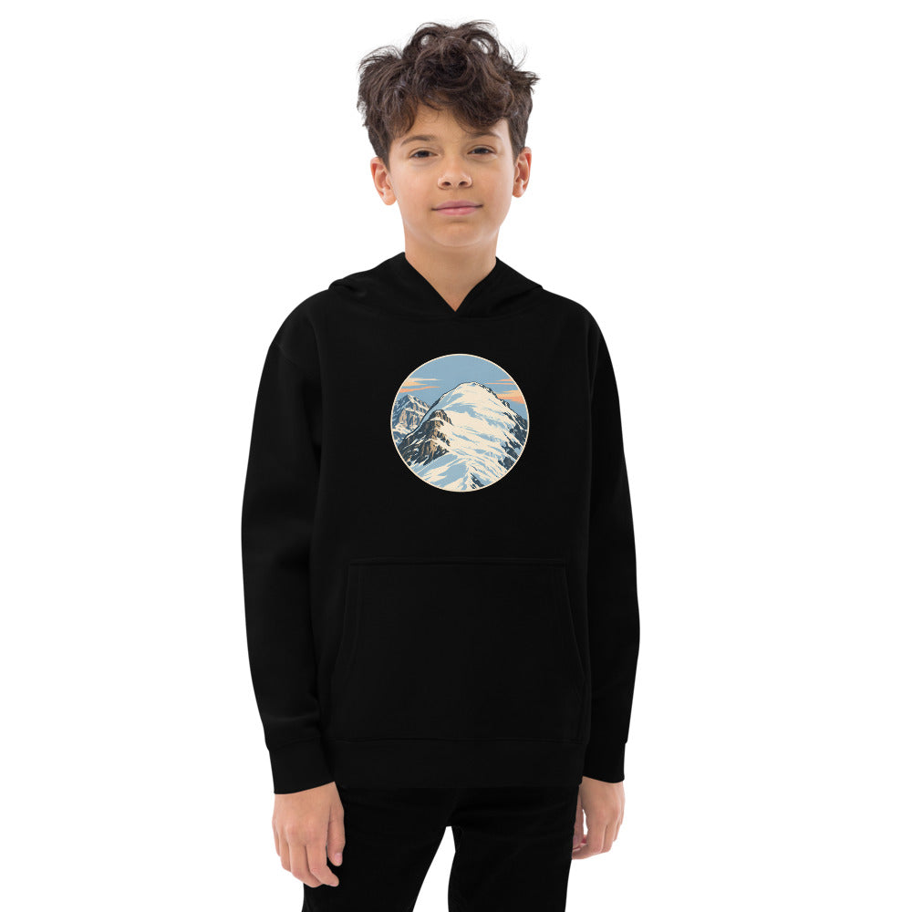 Mönch Nollen Kinder-Hoodie – Schwarz