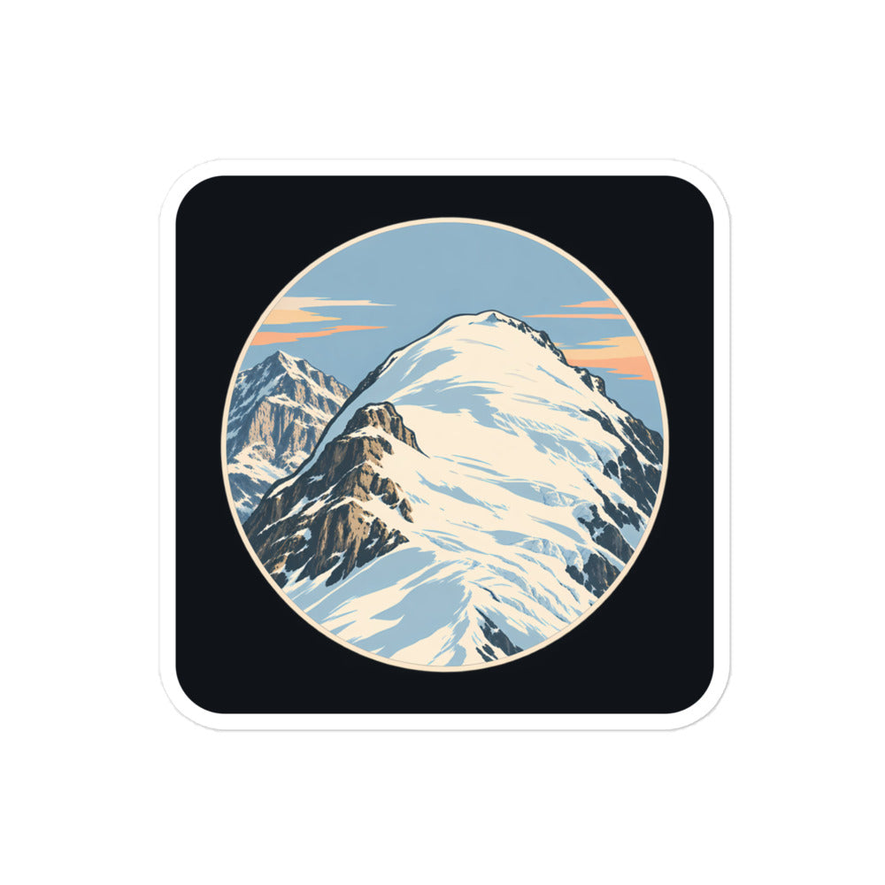 Mönch Nollen Sticker – 10 × 10 cm