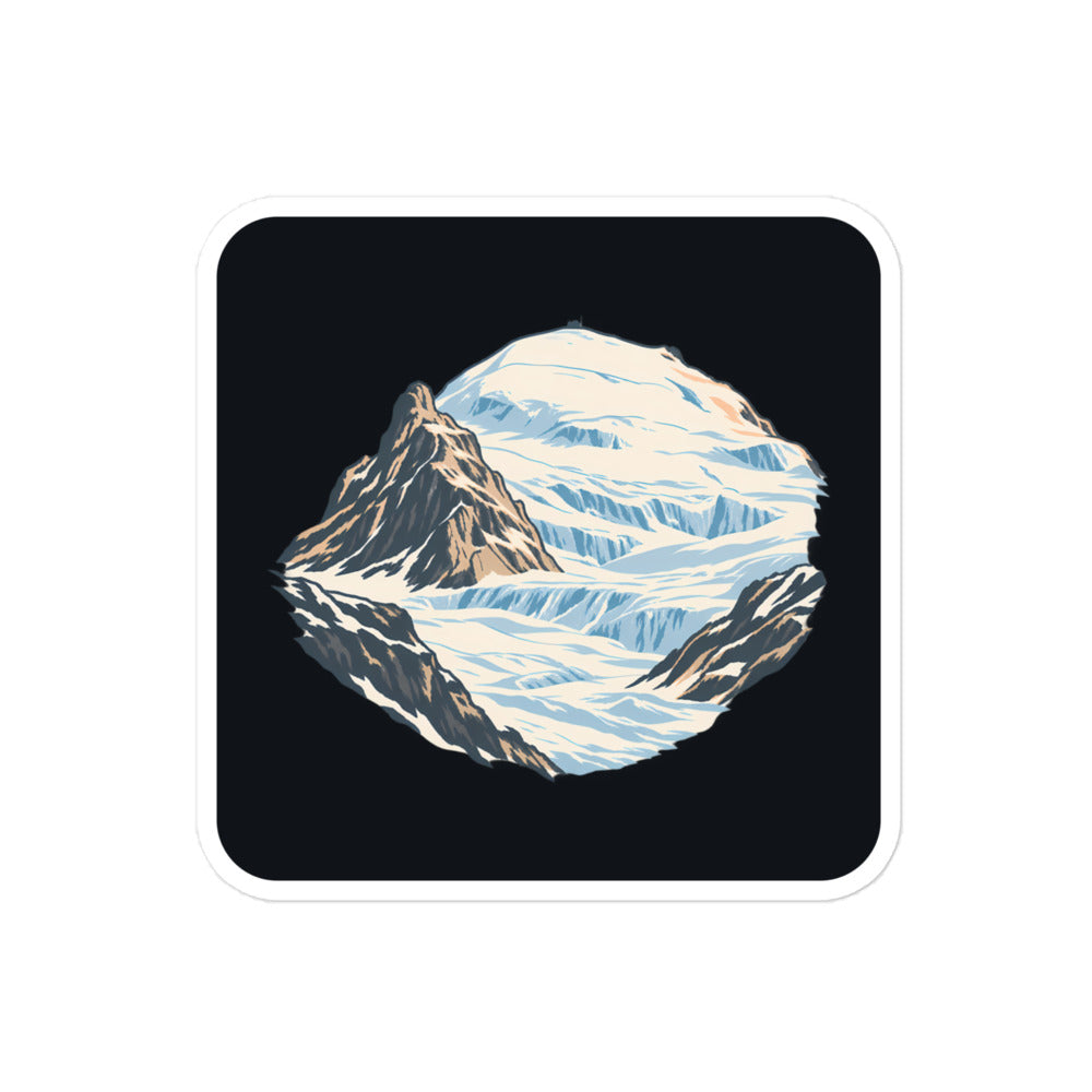Klein Titlis Felsnase Sticker – 10 × 10 cm