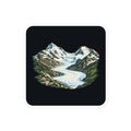 Piz Morteratsch Gletscherzunge Sticker – 10 × 10 cm