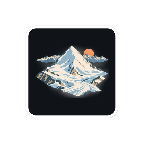 Allalinhorn Saas-Fee Sticker – 10 × 10 cm