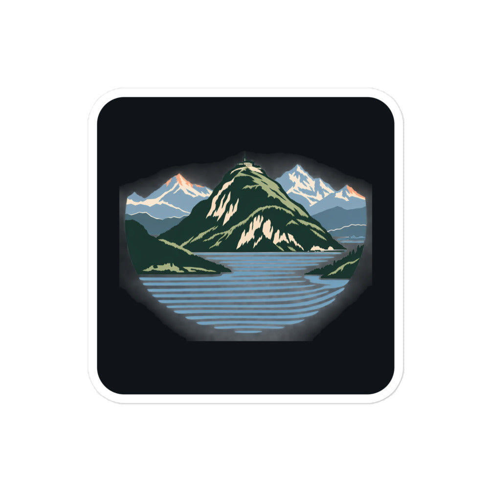 Stanserhorn Vierwaldstättersee Sticker – 10 × 10 cm
