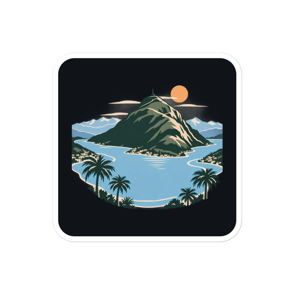 Monte Generoso Tessin Sticker – 10 × 10 cm