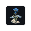 Enzian und Fels Sticker – 10 × 10 cm