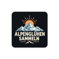 Alpenglühen sammeln Sticker – 10 × 10 cm