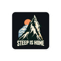 Steep is Home Sticker – 10 × 10 cm
