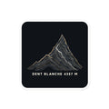 Dent Blanche Höhenlinien Sticker – 10 × 10 cm