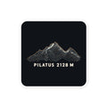 Pilatus Höhenlinien Sticker – 10 × 10 cm