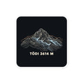 Tödi Höhenlinien Sticker – 10 × 10 cm