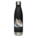 Tschingelhörner Martinsloch Trinkflasche – Schwarz