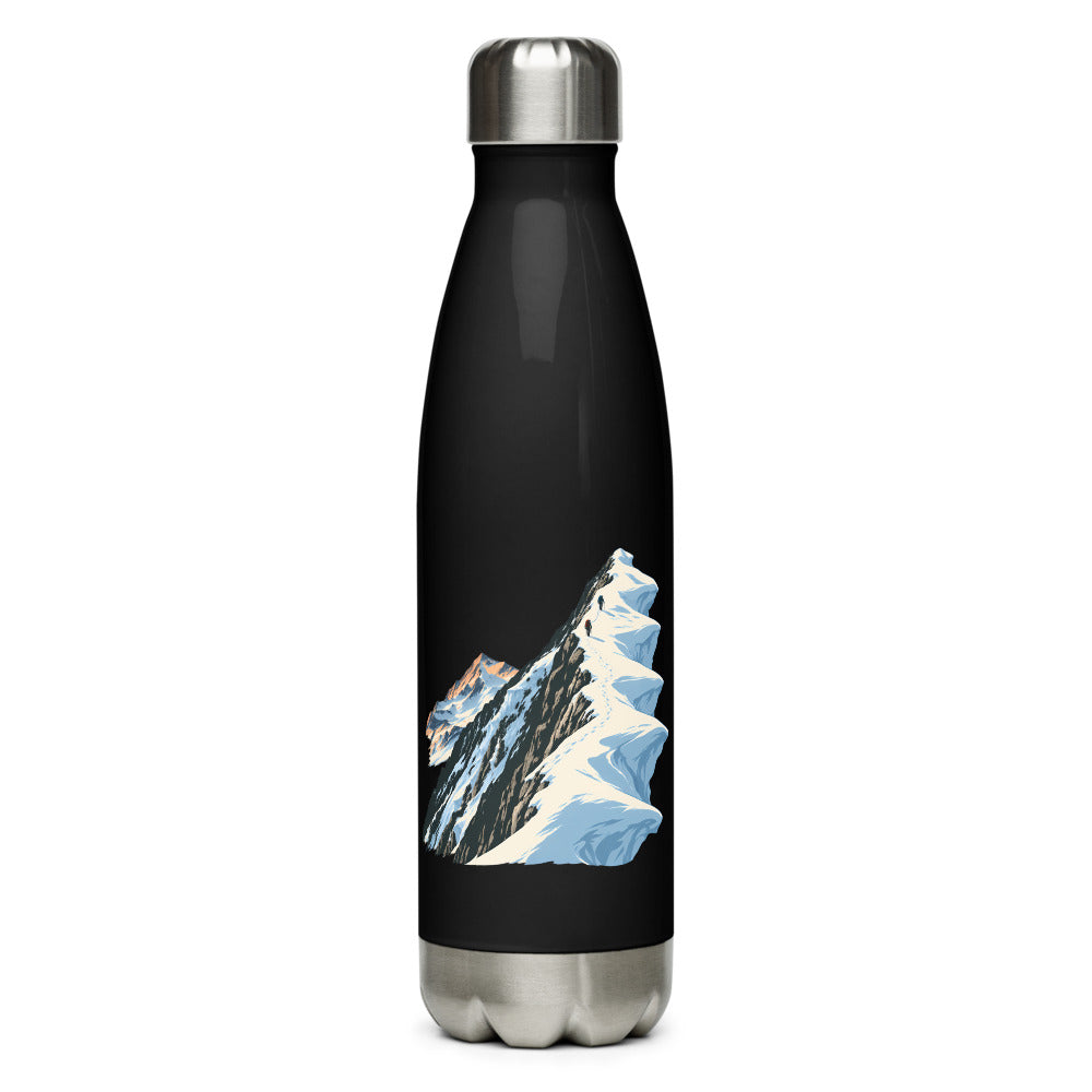 Lyskamm Wechtengrat Trinkflasche – Schwarz