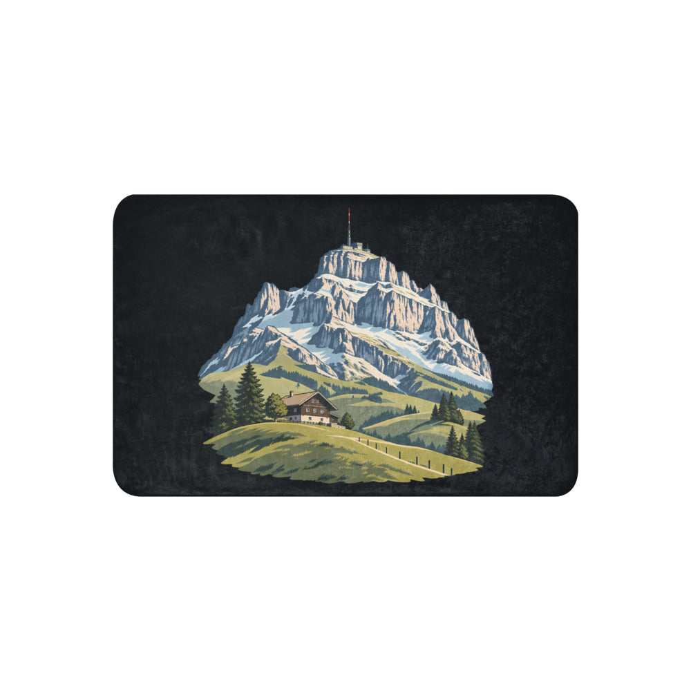 Säntis Appenzeller Hügel Sherpa-Decke – 37 × 57 Zoll (94 × 145 cm)