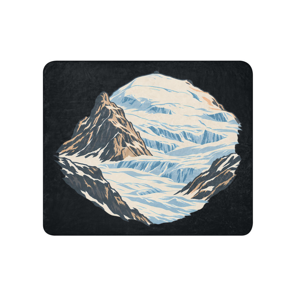 Klein Titlis Felsnase Sherpa-Decke – 50 × 60 Zoll (127 × 152 cm)