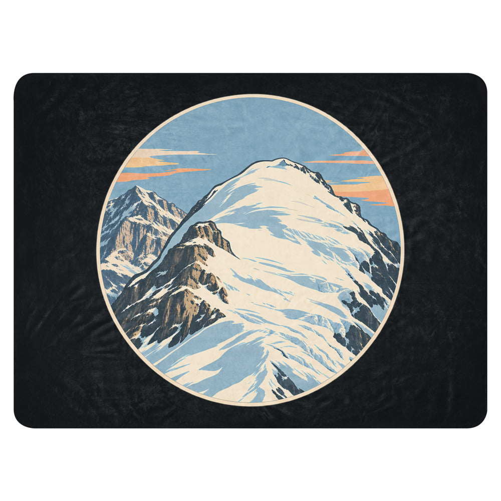 Mönch Nollen Sherpa-Decke – 60 × 80 Zoll (152 × 203 cm)