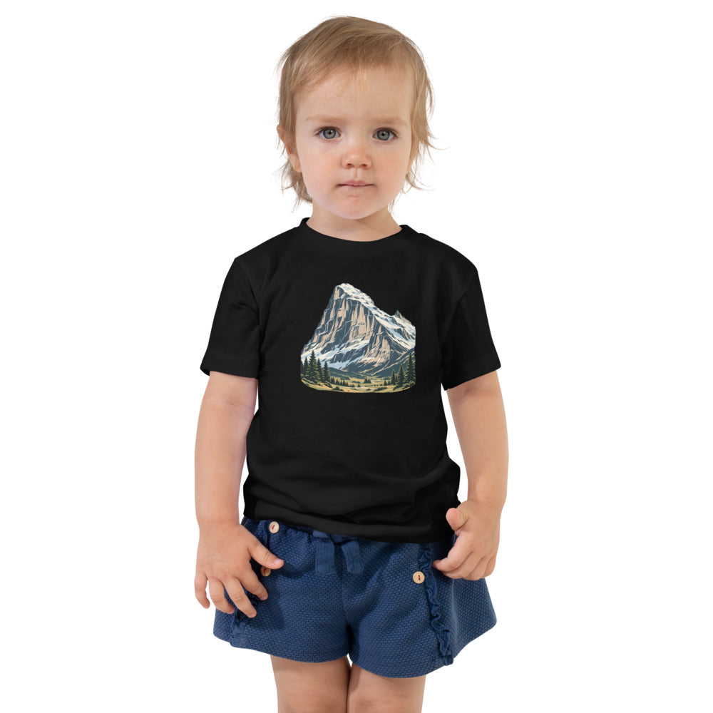Eiger Grindelwald Kleinkind-T-Shirt – Schwarz