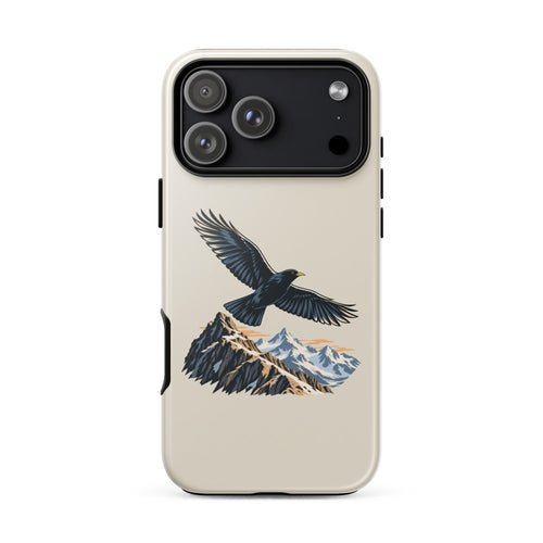 Bergdohle über dem Grat Handyhülle iPhone – Hülle