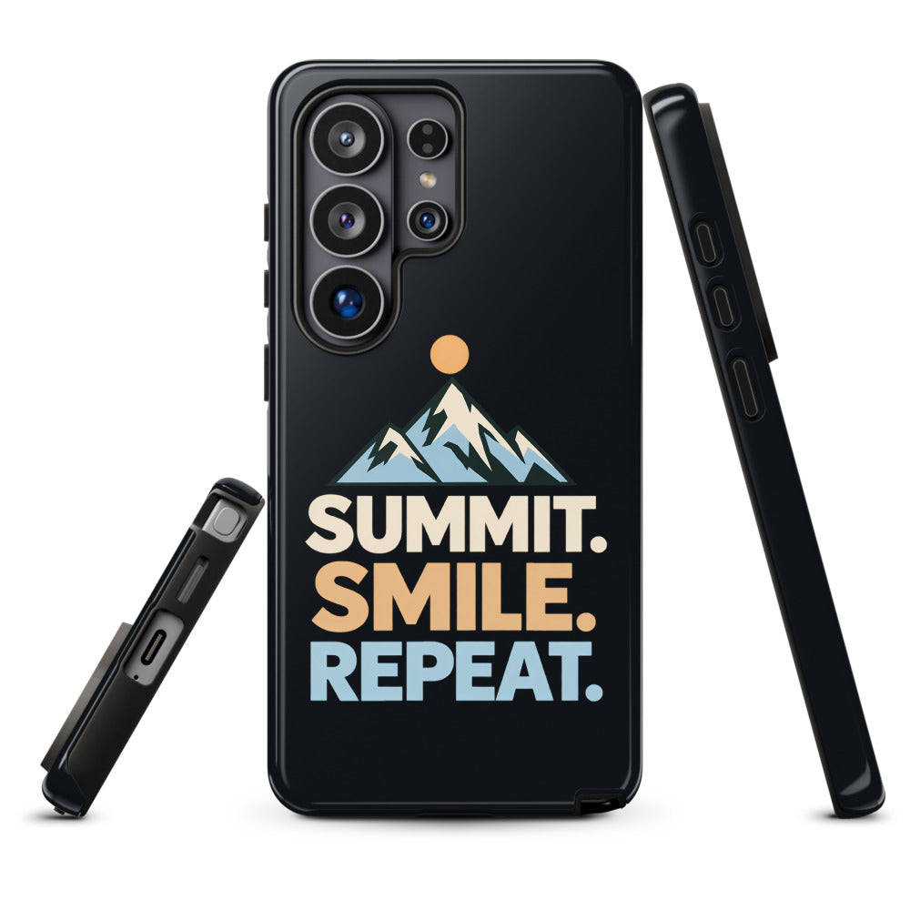 Summit. Smile. Repeat. Handyhülle Samsung – Hülle
