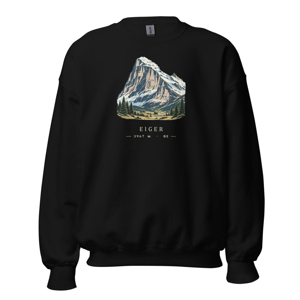 Eiger Grindelwald Sweatshirt – Schwarz