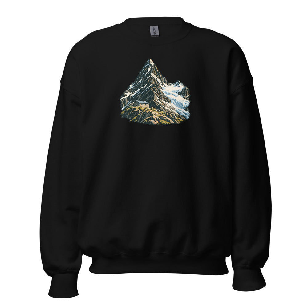 Piz Linard Silvretta Sweatshirt – Schwarz