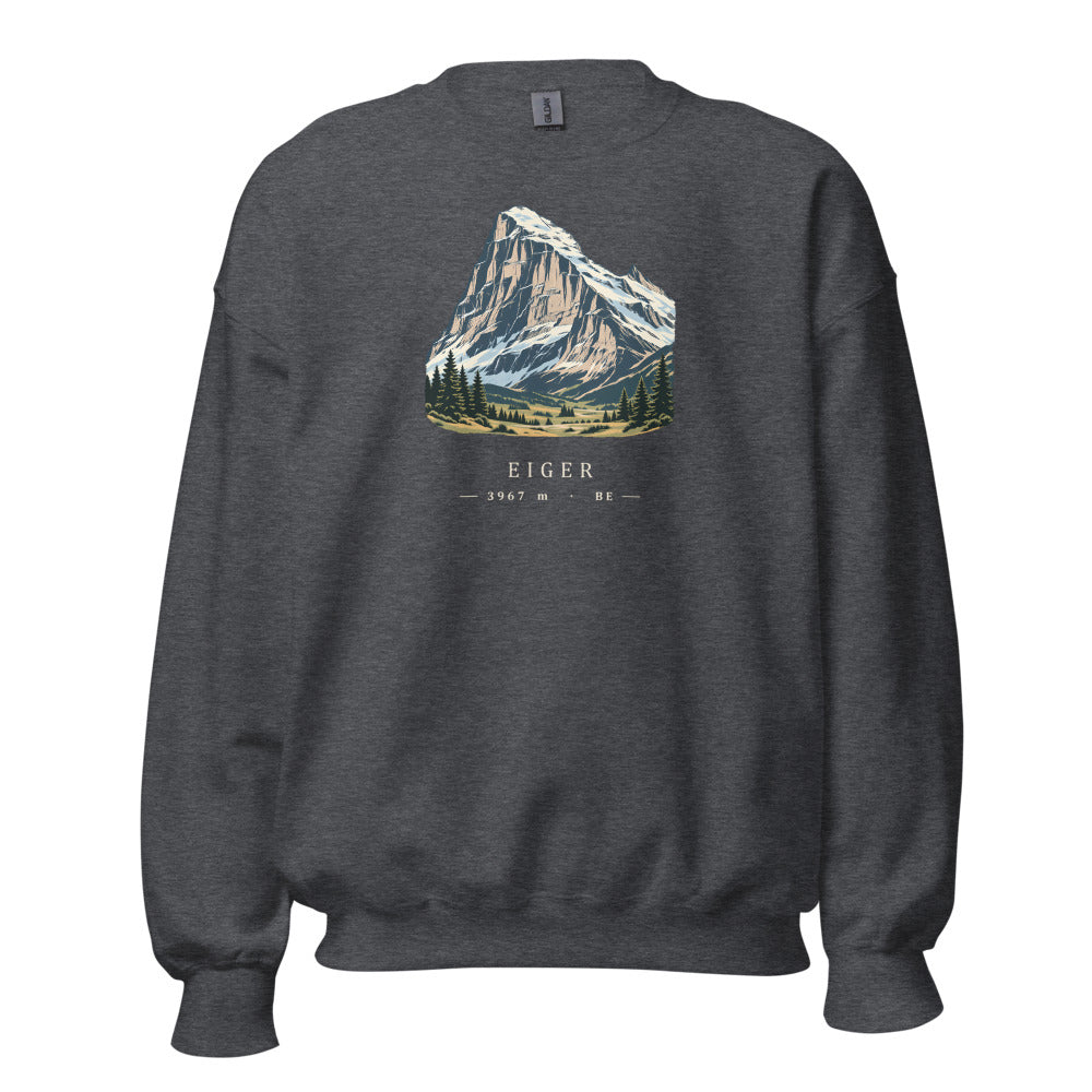 Eiger Grindelwald Sweatshirt – Dunkelgrau meliert