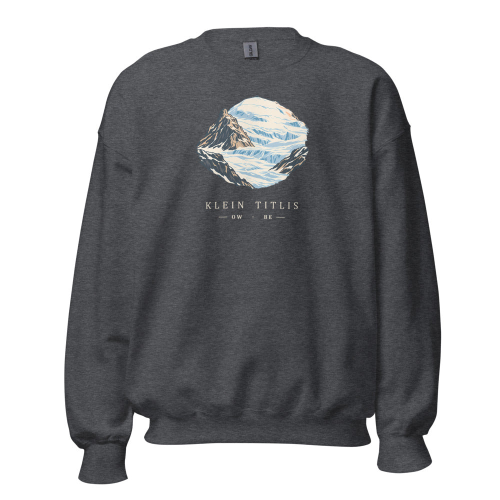 Klein Titlis Felsnase Sweatshirt – Dunkelgrau meliert