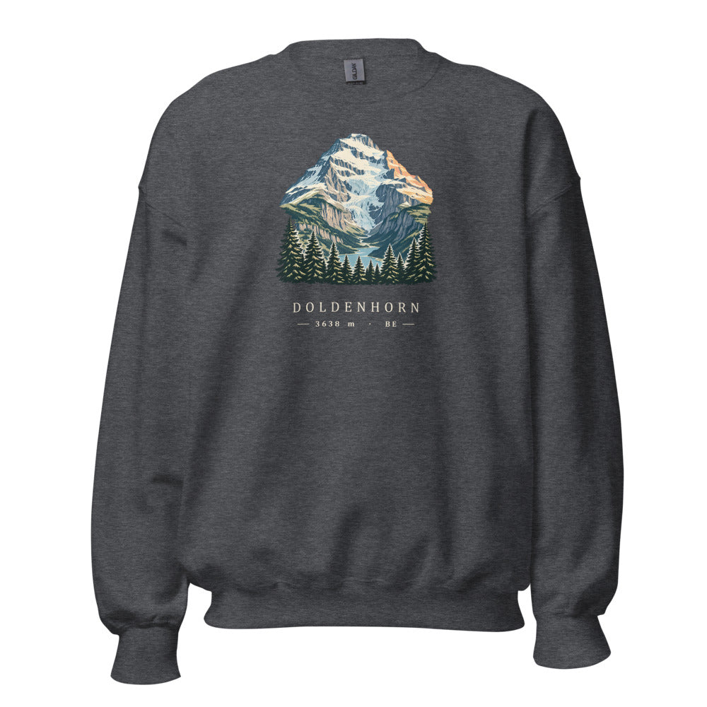 Doldenhorn Kandersteg Sweatshirt – Dunkelgrau meliert