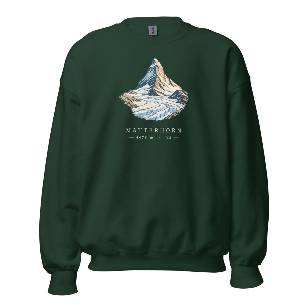 Matterhorn Gornergrat Sweatshirt – Waldgrün