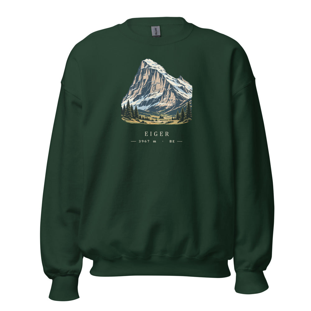 Eiger Grindelwald Sweatshirt – Waldgrün
