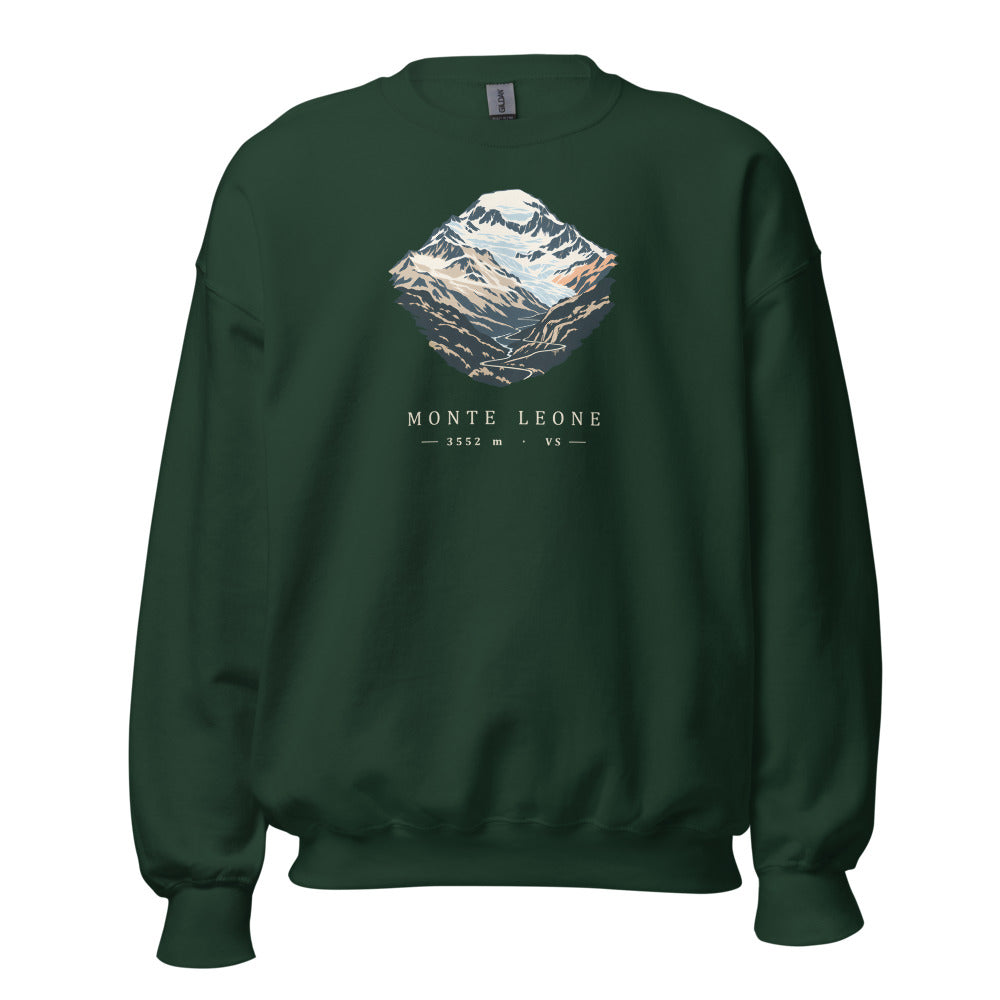 Monte Leone Simplon Sweatshirt – Waldgrün